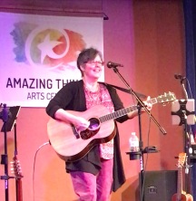 Nancy Beaudette performs at Amazing Things Arts Center in Framingham, MA on April 23, 2016. 